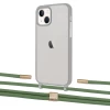 Чехол Upex Crossbody Protection Case для iPhone 13 mini Dark with Twine Mint and Fausset Gold (UP84529)