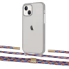 Чехол Upex Crossbody Protection Case для iPhone 13 mini Dark with Twine Blue Sunset and Fausset Gold (UP84533)