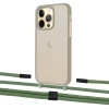 Чехол Upex Crossbody Protection Case для iPhone 13 Pro Dark with Twine Mint and Fausset Matte Black (UP84393)