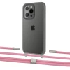 Чохол Upex Crossbody Protection Case для iPhone 13 Pro Dark with Twine Coral and Fausset Silver (UP84404)