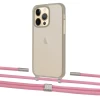 Чохол Upex Crossbody Protection Case для iPhone 13 Pro Dark with Twine Coral and Fausset Silver (UP84404)