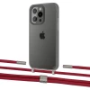 Чохол Upex Crossbody Protection Case для iPhone 13 Pro Max Dark with Twine Red and Fausset Silver (UP84456)