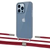 Чохол Upex Crossbody Protection Case для iPhone 13 Pro Max Dark with Twine Red and Fausset Silver (UP84456)