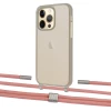 Чохол Upex Crossbody Protection Case для iPhone 13 Pro Dark with Twine Cantaloupe and Fausset Silver (UP84406)