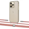 Чехол Upex Crossbody Protection Case для iPhone 13 Pro Dark with Twine Cantaloupe and Fausset Silver (UP84406)