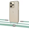 Чехол Upex Crossbody Protection Case для iPhone 13 Pro Max Dark with Twine Pistachio and Fausset Silver (UP84459)