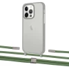 Чехол Upex Crossbody Protection Case для iPhone 13 Pro Dark with Twine Mint and Fausset Silver (UP84410)