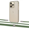 Чехол Upex Crossbody Protection Case для iPhone 13 Pro Dark with Twine Mint and Fausset Silver (UP84410)