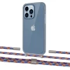 Чохол Upex Crossbody Protection Case для iPhone 13 Pro Dark with Twine Blue Sunset and Fausset Silver (UP84414)