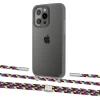 Чехол Upex Crossbody Protection Case для iPhone 13 Pro Dark with Twine Critical Camouflage and Fausset Silver (UP84417)
