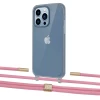 Чохол Upex Crossbody Protection Case для iPhone 13 Pro Dark with Twine Coral and Fausset Gold (UP84421)