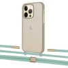 Чохол Upex Crossbody Protection Case для iPhone 13 Pro Dark with Twine Pistachio and Fausset Gold (UP84425)