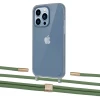 Чохол Upex Crossbody Protection Case для iPhone 13 Pro Dark with Twine Mint and Fausset Gold (UP84427)
