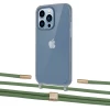 Чехол Upex Crossbody Protection Case для iPhone 13 Pro Dark with Twine Mint and Fausset Gold (UP84427)