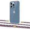 Чохол Upex Crossbody Protection Case для iPhone 13 Pro Dark with Twine Blue Sunset and Fausset Gold (UP84431)