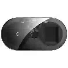 Бездротовий зарядний пристрій Baseus Simple 2-in-1 18W Transparent Black (WXJK-A01)