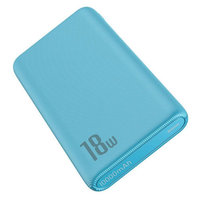 Портативное зарядное устройство Baseus Bipow Quick Charge PD/QC 10000 mAh 18W Blue (PPDML-03)