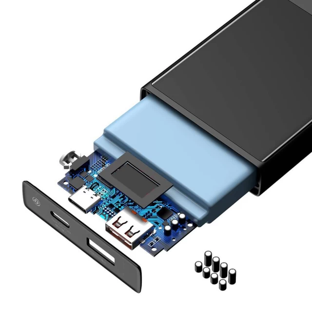Портативний зарядний пристрій Baseus Super Mini Digital Display PD3.0/QC3.0 10000 mAh 22.5W with USB-A to USB-C Cable Black (PPMN-A01)