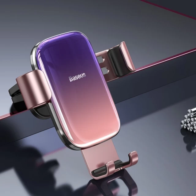 Автотримач Baseus Glaze Gravity Car Mount Pink (SUYL-LG04)