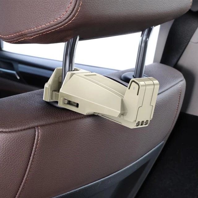 Автодержатель Baseus Backseat Vehicle Phone Hook Khaki (SUHZ-A11)