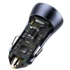 Автомобільний зарядний пристрій Baseus Golden Contactor Pro 40W 2USB Dark Gray (CCJD-A0G)