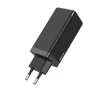 Мережевий зарядний пристрій Baseus Travel QC 65W 2xUSB-C | USB-A Black (CCGAN-B01)