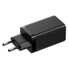 Мережевий зарядний пристрій Baseus GaN2 Pro QC 65W 2xUSB-C | USB-A Black (CCGAN2P-B01)