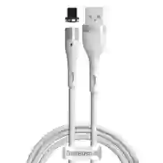 Кабель Baseus Zinc Magnetic Safe Fast Charging USB-A to Lightning 1m White (CALXC-K02)