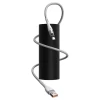 Кабель Baseus Zinc Magnetic Safe Fast Charging USB-A to USB-C 1m White (CATXC-M02)