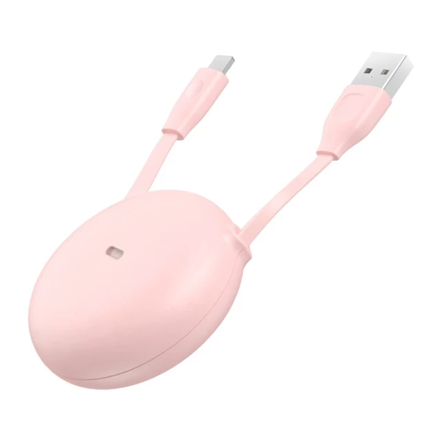Кабель Baseus Lets Go Little Reunion One-Way Stretchable USB-A to Lightning 1m Pink (CALRN-24)