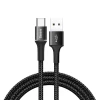 Кабель Baseus Halo Data USB-A to USB-C 1m Black (CATGH-B01)