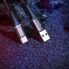 Кабель Baseus Halo Data USB-A to USB-C 1m Black (CATGH-B01)