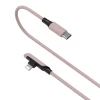 Кабель Baseus Colorful Elbow USB-C to Lightning 1.2m Pink (CATLDC-A04)