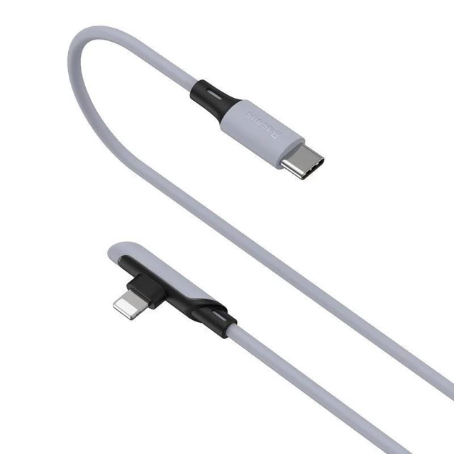Кабель Baseus Colorful Elbow USB-C to Lightning 1.2m Purple (CATLDC-A05)