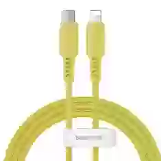 Кабель Baseus Colorful USB-C to Lightning 1.2m Yellow (CATLDC-0Y)