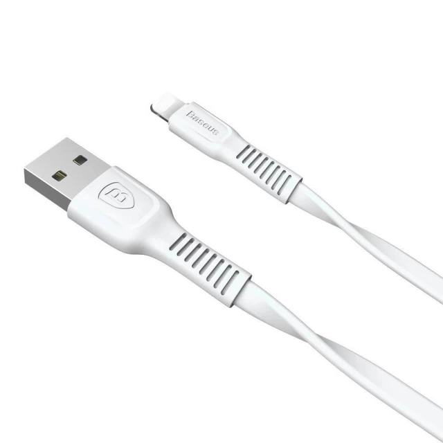 Кабель Baseus Tough Series USB-A to Lightning 1m White (CALZY-B02)