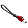 Кабель Baseus Nimble USB-A to Lightning 0.23m Black/Red (CALMBJ-B91)