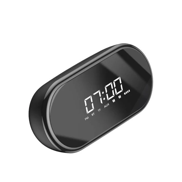 Годинник-будильник з акустичною системою Baseus Encok E09 Black (NGE09-01)