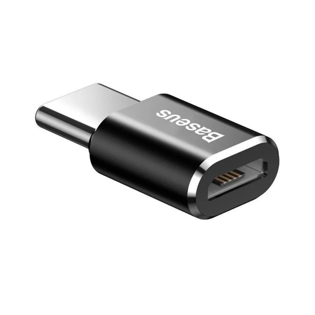 Адаптер Baseus USB-C to Micro-USB Black (CAMOTG-01)