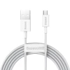 Кабель Baseus Superior Series Fast Charging USB-A to Micro-USB 2m White (CAMYS-A02)