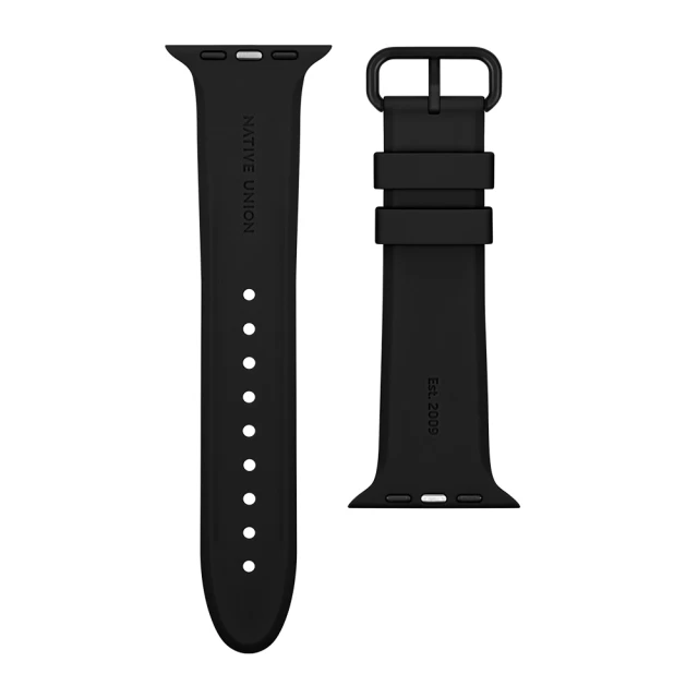 Ремінець Native Union Curve Strap Black для Apple Watch 49 | 45 | 44 | 42 mm (CSTRAP-AW-L-BLK)