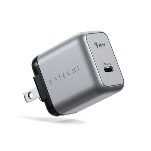 Мережевий зарядний пристрій Satechi PD 20W USB-C Space Gray (ST-UC20WCM-EU)