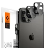 Защитное стекло Spigen для камеры iPhone 12 Pro Max Optik Camera Lens (2 pack) Black (AGL01797)