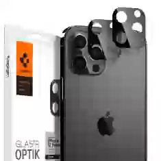 Защитное стекло Spigen для камеры iPhone 12 Pro Max Optik Camera Lens (2 pack) Black (AGL01797)