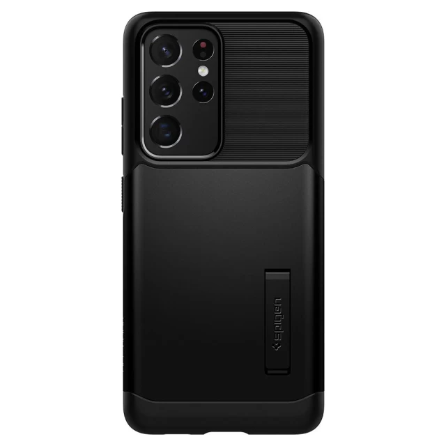 Чехол Spigen для Samsung Galaxy S21 Ultra Slim Armor Black (ACS02374)