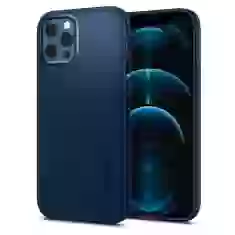 Чехол Spigen для iPhone 12 | 12 Pro Thin Fit Navy Blue (ACS02296)