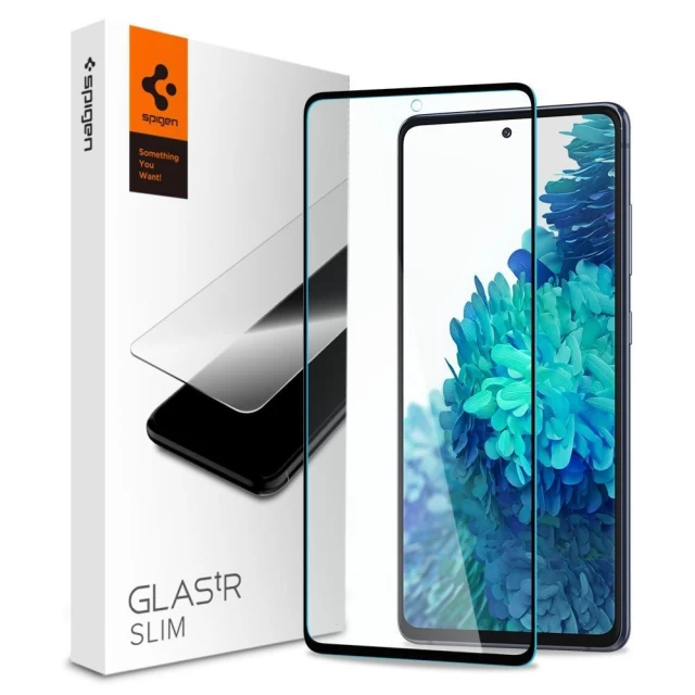 Защитное стекло Spigen для Samsung Galaxy S20 FE Glas.tR Slim Full Cover (AGL02200)
