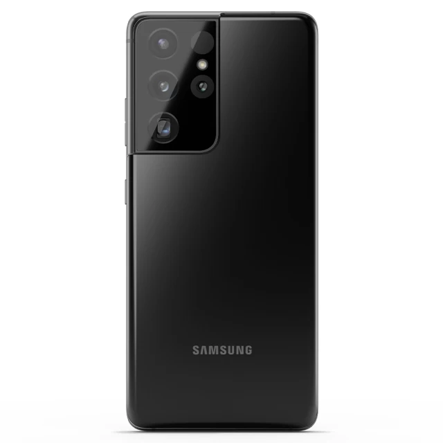 Защитное стекло Spigen для камеры Samsung Galaxy S21 Ultra Optik Black (2 Pack) (AGL02733)