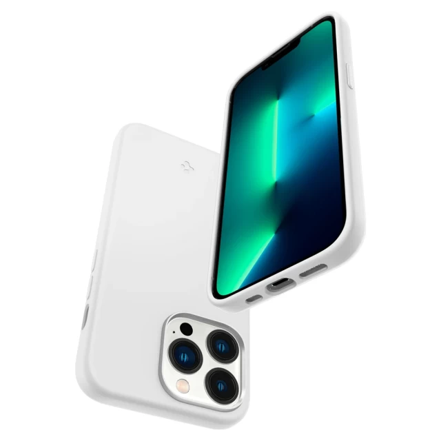 Чехол Spigen для iPhone 13 Pro Silicone Fit White (ACS03284)