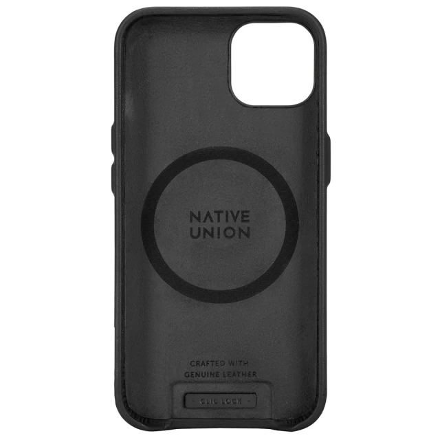 Чохол Native Union Clic Classic для iPhone 13 Black with MagSafe (CCLAS-BLK-NP21M)